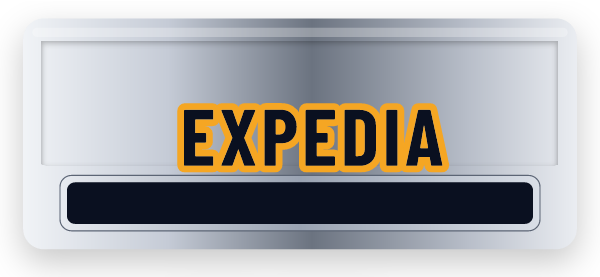 Expedia Engines premium chrome emblem
